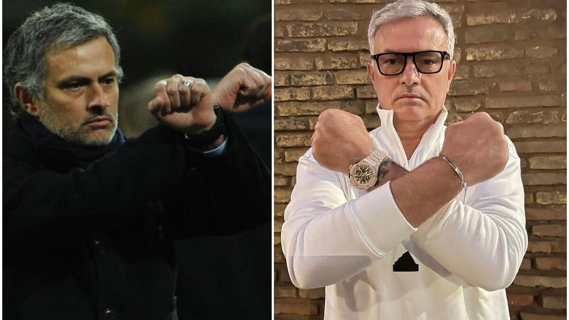 Serie A: Mourinho torna ai vecchi tempi: il suo gesto dopo la sanzione ricorda il 2010