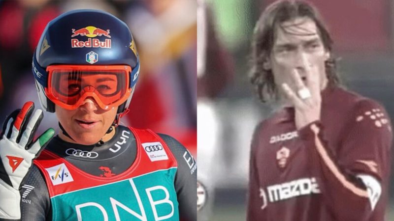 Sofia Goggia paragona Roma-Juve: “Non vedo differenze” in un post con Totti