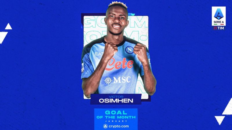 Goal del mese gennaio 2023 |  Presentato da crypto.com |  Serie A 2022/23