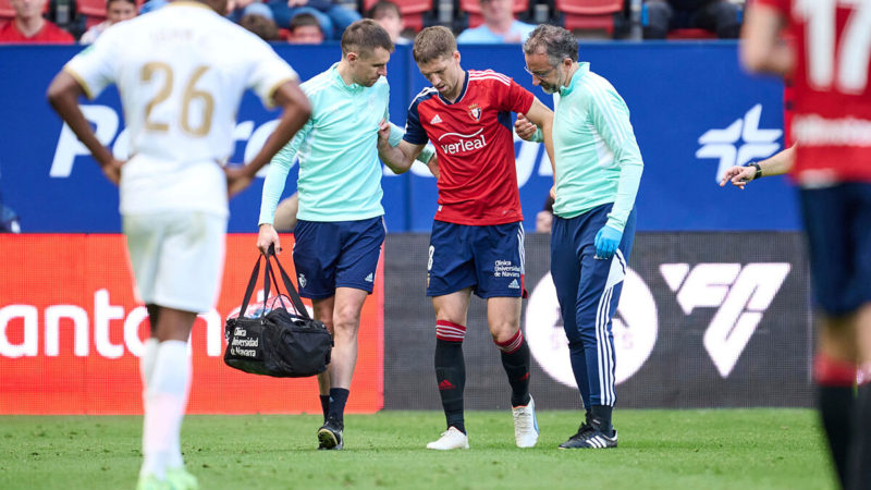 Osasuna: il gesto dell’Osasuna con Brasanac dopo il grave infortunio: gli offre il rinnovo