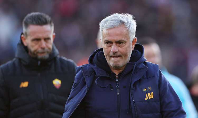 Roma, Mourinho: ‘Abraham e Dybala out al ritorno. Problema centravanti? Non abbiamo mica Haaland…’ | Europa League