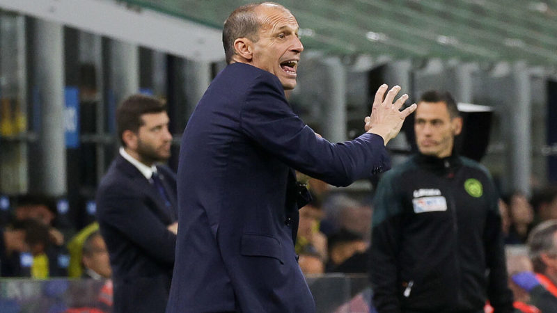 Serie A: Allegri esplode nel tunnel degli spogliatoi contro l’Inter: “Sei m…”