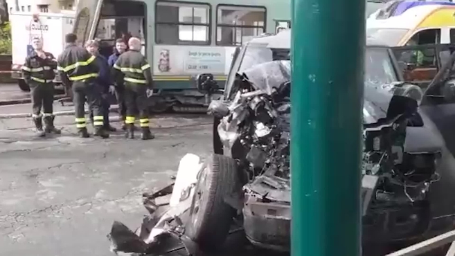 Serie A: Immobile ha un incidente stradale mentre viaggia con le figlie: si scontra con un tram e si frattura una costola