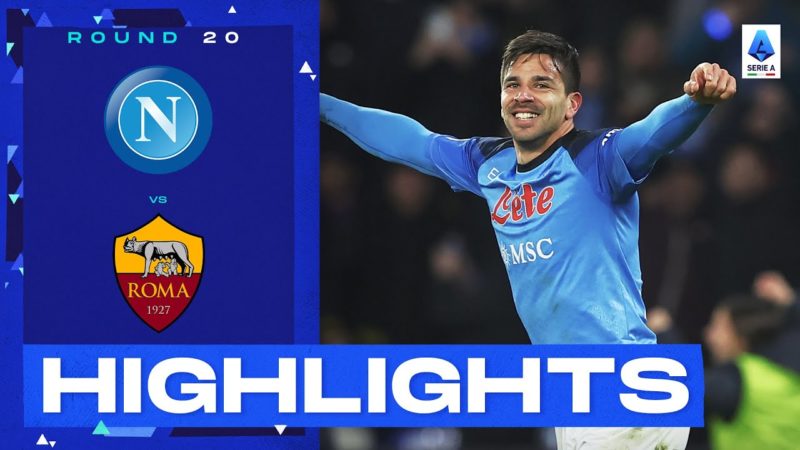 Napoli-Roma 2-1 |  Simeone vince nel finale per il Napoli: gol e highlights |  Serie A 2022/23