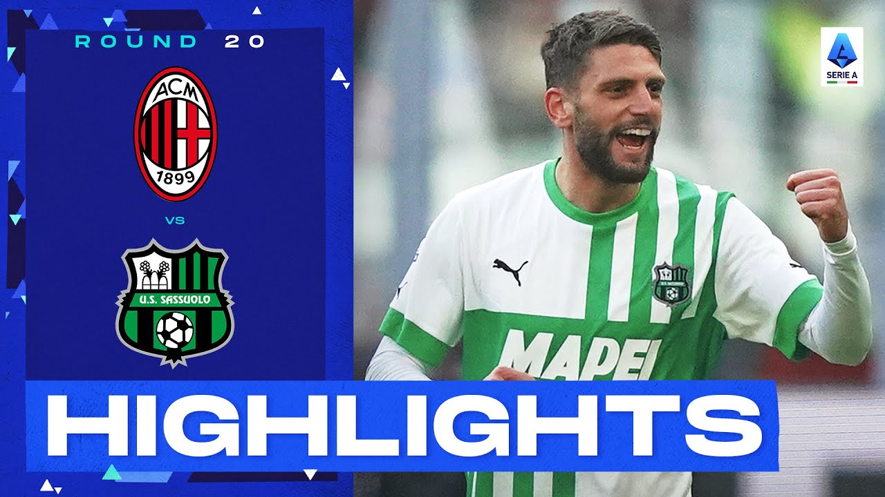 Milan-Sassuolo 2-5 | Sassuolo causa carneficina a San Siro: gol e highlights | Serie A 22/23