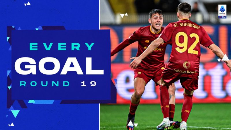 La macchina da gol della Roma |  Ogni obiettivo |  Giro 19 |  Serie A 2022/23