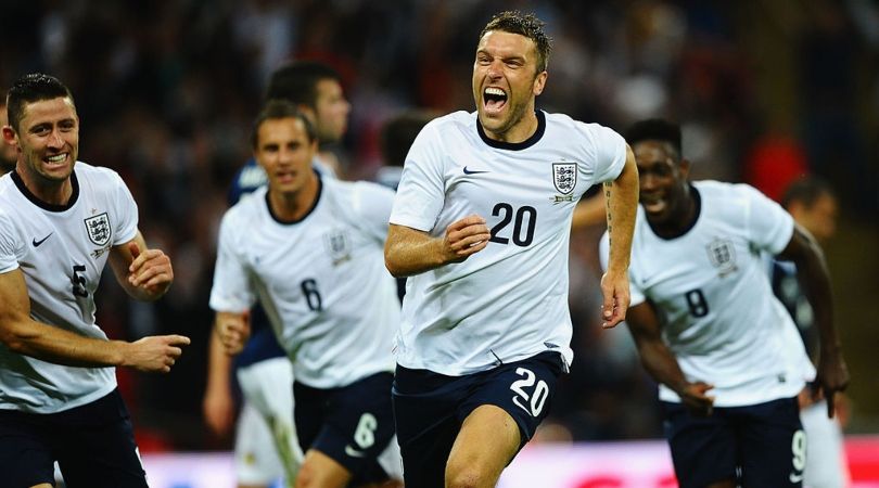 ‘Mi tremava la faccia’: Rickie Lambert descrive com’è stato segnare il gol della vittoria per Inghilterra-Scozia a Wembley al suo debutto