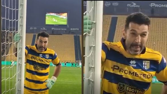 Serie A: Buffon, 45 anni, si innervosisce ancora: così ha subito un rigore decisivo dalla sua squadra