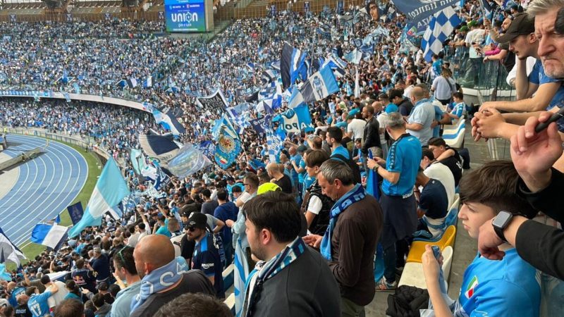 Serie A: I tifosi del Napoli hanno provocato un terremoto in città