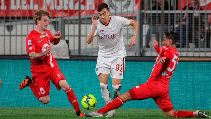 Sintesi e gol della partita Monza-Roma (1-1) della 33ª giornata di Serie A