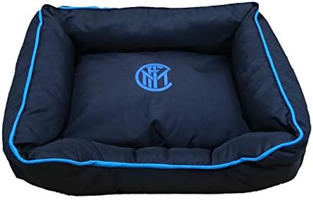Inter Prodotto Ufficiale Cuccia/Letto Animali Domestici, Nessun Genere, Nero, Taglia Unica – idea regalo interista