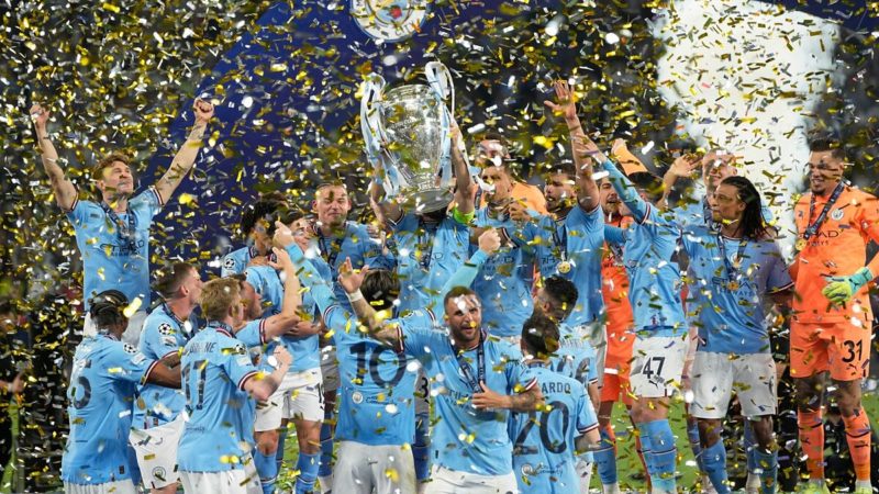 Champions League: il ‘pallone’ del Manchester City: da “vicino rumoroso” a re del calcio mondiale