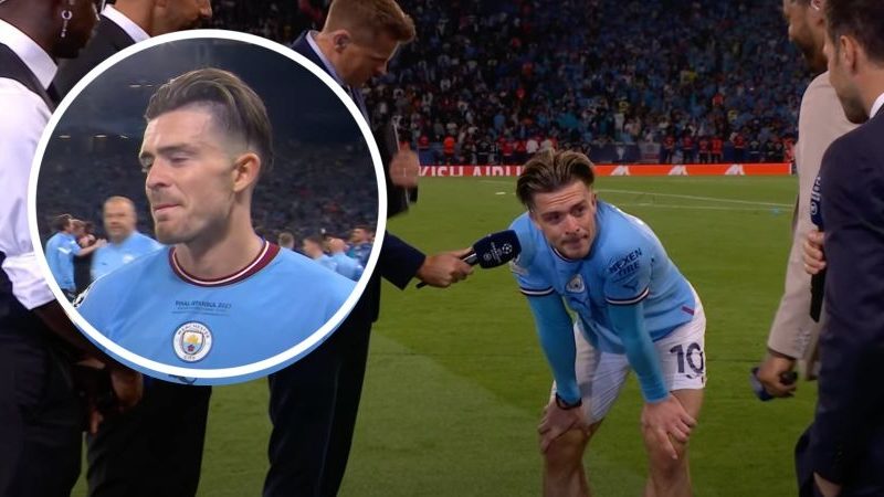 Guarda: Jack Grealish scoppia in lacrime dopo aver vinto la finale di Champions League