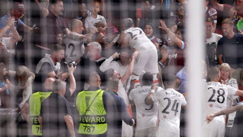 Il West Ham United vince l’Europa Conference League con un incredibile gol all’ultimo minuto