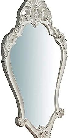 Biscottini specchio ingresso cornice barocco 77×41 cm Made in Italy | Specchi decorativi da parete | Specchio barocco | Specchio antico – idea regalo fiorentina