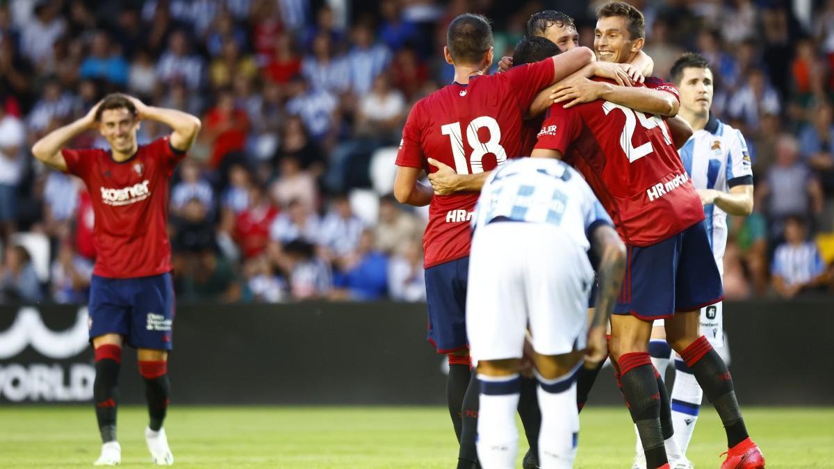 Catena, protagonista con i suoi tre gol nella vittoria dell’Osasuna contro la Real Sociedad