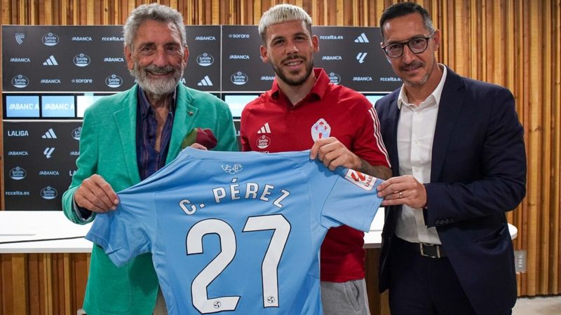 Celta: Carles Pérez: “Fin dall’inizio volevo restare qui”
