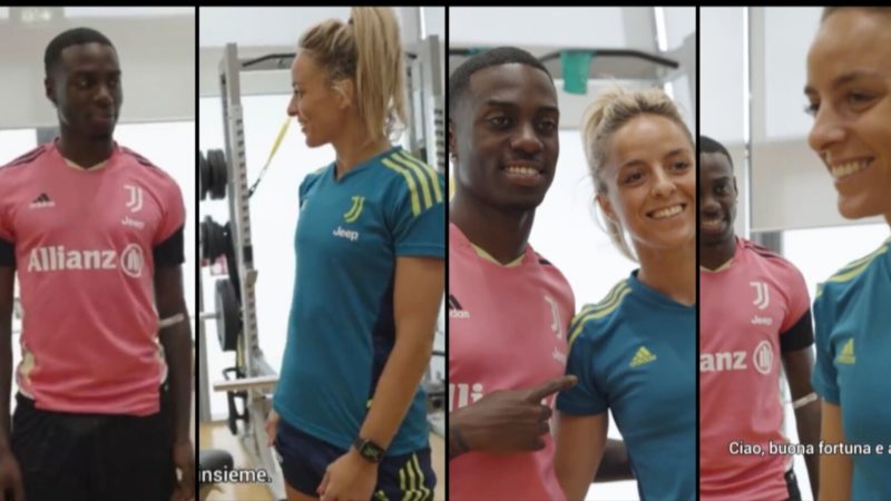 TS – La Rosucci dà il benvenuto a Weah nel mondo Juve: il video