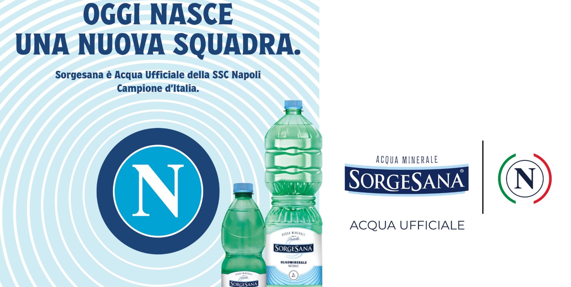 Tuttosport – Sorgesana è la nuova Acqua ufficiale del Napoli