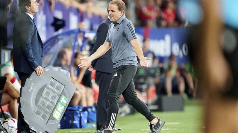 Athletic: Arrasate: “L’ansia ha un po’ di noi”