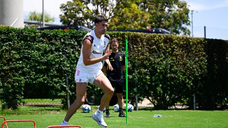 GdS – Juve, Vlahovic dopo la pubalgia torna ad allenarsi in gruppo e vede il Real Madrid