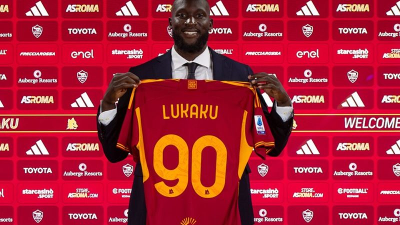 Serie A: Lukaku firma per la Roma e incontra nuovamente Mourinho