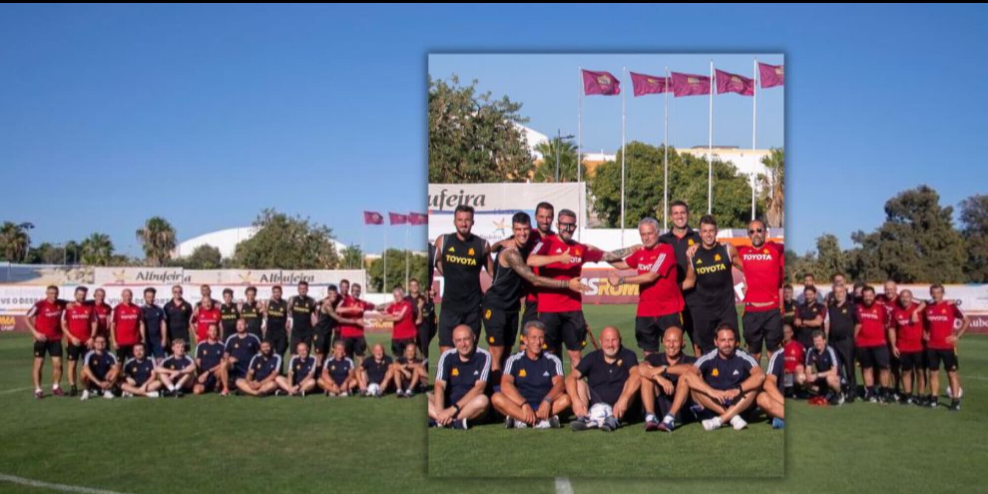 TS – Mourinho, che frecciata alla Roma! Foto virale con l’attaccante invisibile