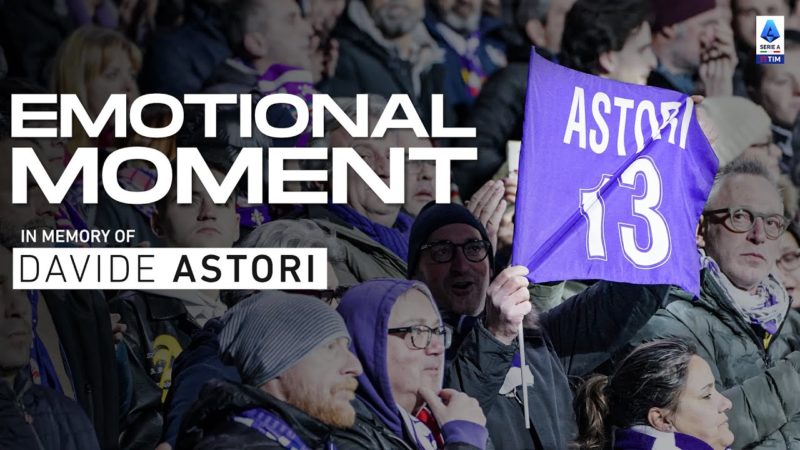 La Fiorentina festeggia Astori |  Momento Emozionale |  Serie A 2022/23