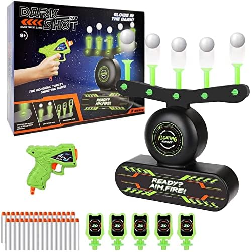 Bersaglio Elettrico per Pistole Nerf, Gioco Bersaglio Galleggiante con Pistole, 10 Palla Galleggiante, 30 Dardi e 5 Bersagli Flip, Bersaglio, Tiro al Bersaglio Regalo per Bambini di 6-12 Anni – idea regalo sampdoria