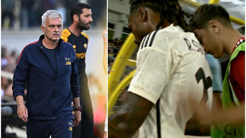 Serie A: Mourinho stanca Renato Sanches: “Difficile capire…”