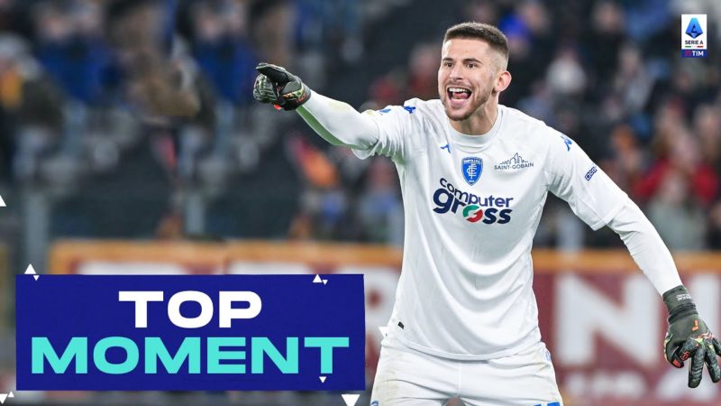 Vicario con un salvataggio fuori dal mondo!  |  Momento principale |  Roma-Empoli |  Serie A 2022/23