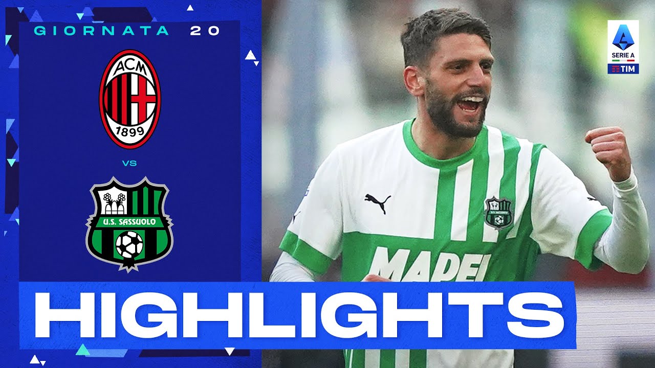 Milan-Sassuolo 2-5 |  Travolgente Sassuolo a San Siro: Gol e Highlights |  Serie A TIM 2022/23