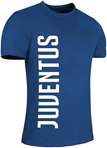 Sportbaer Maglia Ufficiale Bianco Nera. Modello Blu con Scritta Verticale Bianca. 100% Cotone. T Shirt per Bambini/Ragazzi. (16 Anni) – idea regalo bologna football club