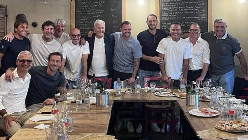 Zidane, Conte, Lippi, Del Piero, Ravanelli, Marchisio… Una pioggia di stelle alla festa della Juve!