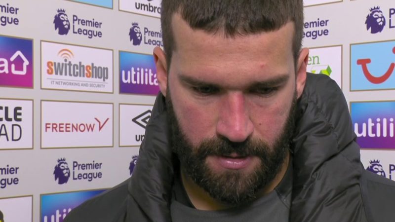 Alisson Becker rende un fantastico omaggio a Luis Diaz che è entrato dalla panchina per segnare nonostante attraversasse un momento difficile