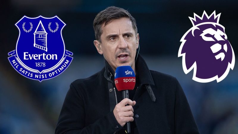 Everton: Gary Neville fa irruzione nella Premier League per la gestione della situazione dei Toffees