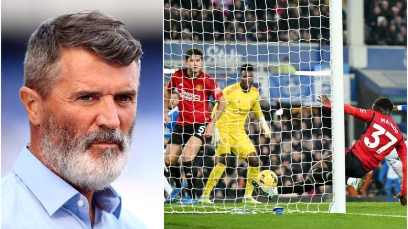 “Incredibile” – Roy Keane risponde alla prestazione del giovane Manchester United contro l’Everton
