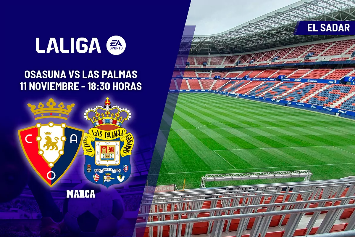 LaLiga: Osasuna – Las Palmas: programma e dove guardare oggi in TV la partita della 13ª giornata della Liga EA Sports