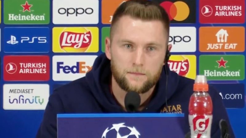 TS – “A Marotta non rispondo. Milan? Sempre bello quando perde”