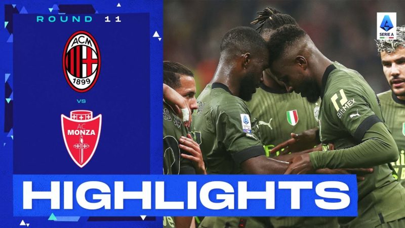 Milan-Monza 4-1 |  Origi colpisce nella vittoria rossonera: gol e highlights |  Serie A 2022/23