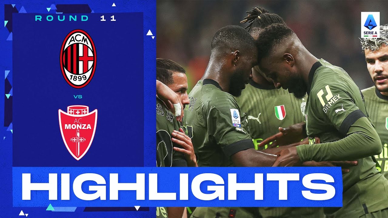 Milan-Monza 4-1 | Origi colpisce nella vittoria rossonera: gol e highlights | Serie A 2022/23