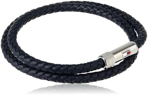 Tommy Hilfiger Jewelry Braccialetto da Uomo In Pelle Blu – 2790264S – idea regalo milan