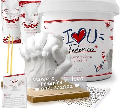 Lalfof® Kit Calco Mani Coppia con NOME. Idee Regalo donna, Regali Natale 2023 Offerte. Idee Regalo Anniversario Per Lui Lei, Regali Di Coppia,Regalo Fidanzato,Regalo Fidanzata,Regalo Per Lui Lei – idea regalo udinese