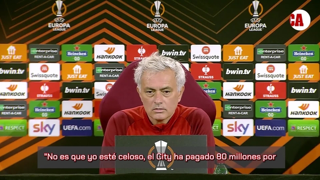 Serie A: Mourinho: “Non sono geloso, ma Guardiola ha pagato 80 milioni per Kalvin Phillips e ora se ne va”