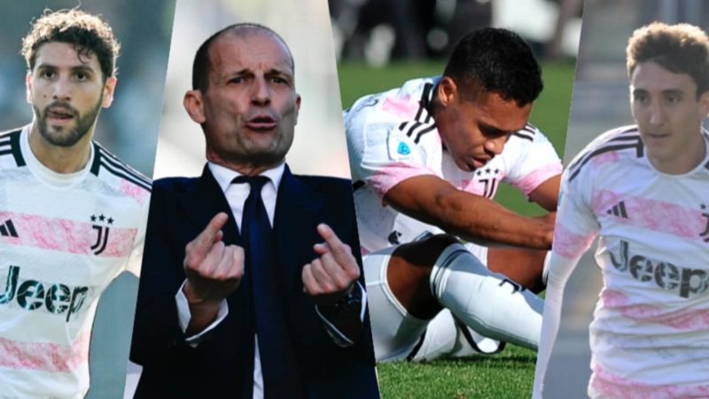 Tuttosport – Allegri e Juve-Roma, le possibili scelte di formazione tra infortuni e squalifiche