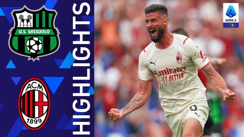 Sassuolo-Milan 0-3 |  Il Milan è campione d’Italia!  |  Serie A TIM 2021/22