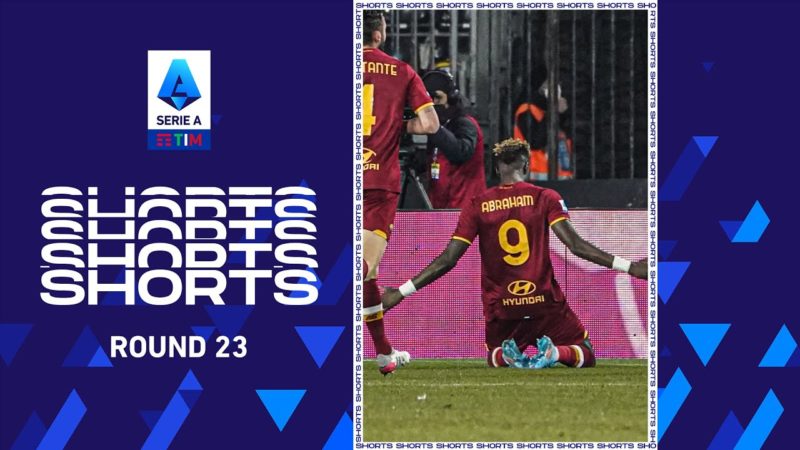 🟡🔴 Roma: 3️⃣ gol in 4️⃣ minuti #SerieATIM💎 #WeAreCalcio #EmpoliRoma #Shorts