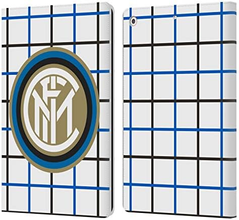 Head Case Designs Licenza Ufficiale Inter Milan Fuori Casa 2020/21 Kit Crest Custodia Cover in Pelle a Portagoglio Compatibile con Apple iPad 10.2 2019/2020/2021 – idea regalo interista