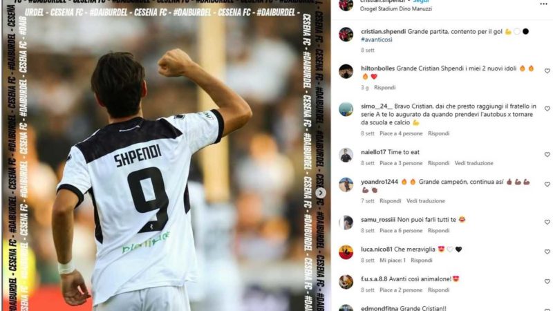 Dal sogno Inter con Stiven all’esplosione in C: Cristian Shpendi è inarrestabile, ci pensa il Sassuolo|Altri campionati Italia