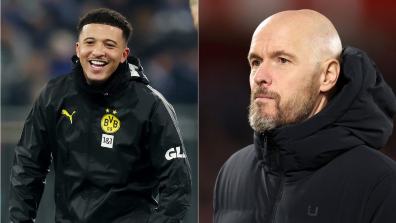 Erik ten Hag offre un possibile indizio sul futuro del Man Utd di Jadon Sancho dopo il brillante inizio a Dortmund
